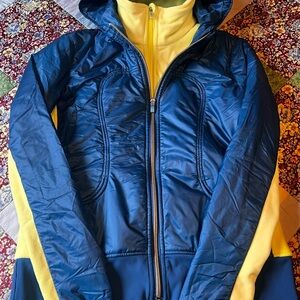 Lululemon Uba Hoodie *Lux - Beaming Blue / Clarity Yellow